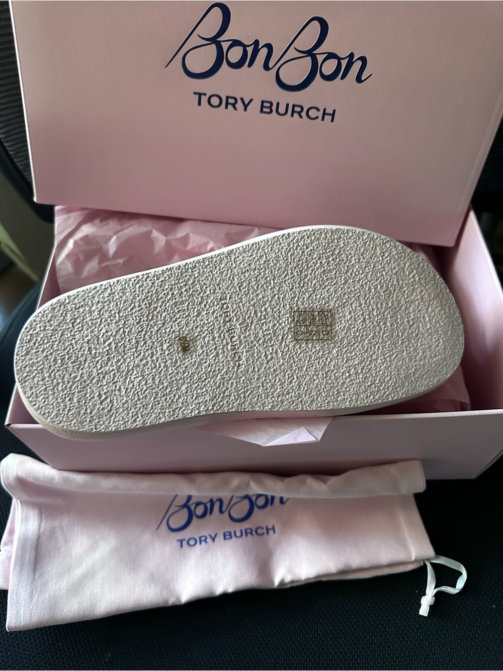 Tory Burch x BonBon Pink Kira Padded Sport Sandals - Picture 2 of 3